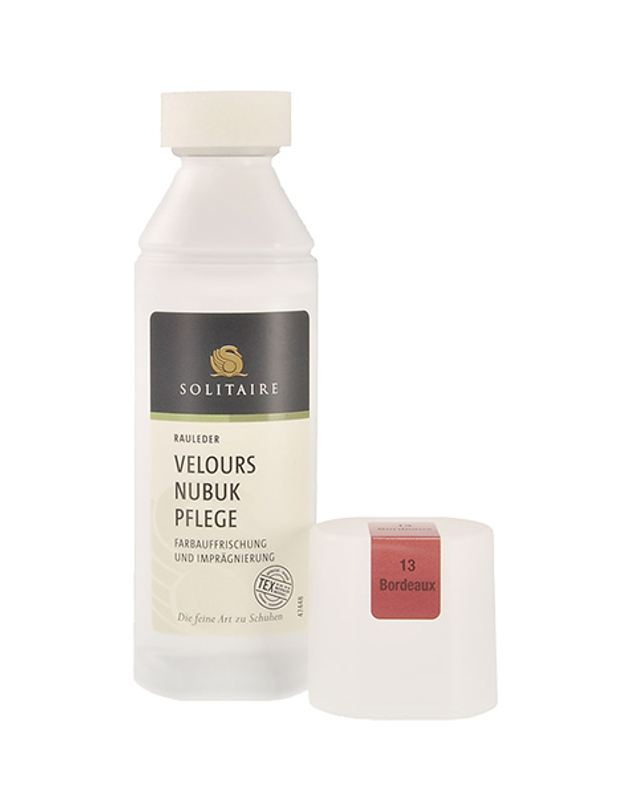 Solitaire suede nubuck care 0990096 13 shoe care in red