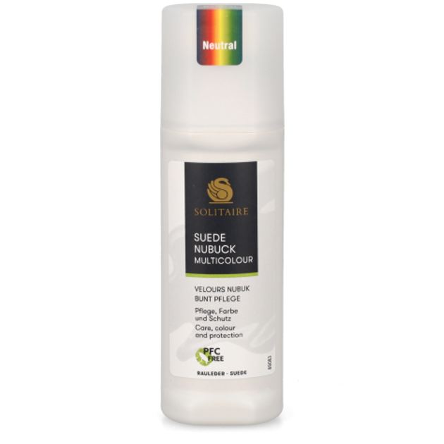 Solitaire Velours Nubuck Color Care Shoe Care in white